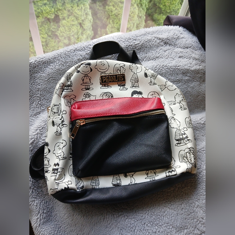 Peanuts Snoopy Characters Mini Backpack Purse - image 5